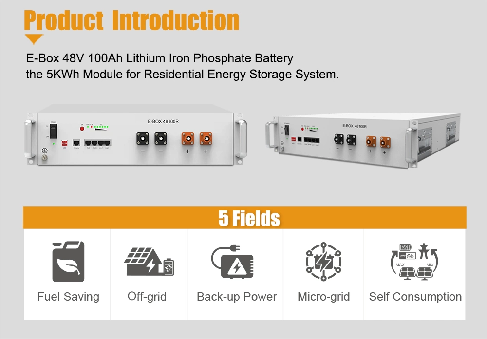 Pytes 48V LiFePO4 Battery 200ah Lithium Battery for Solar Energy Storage System